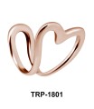 Plain Heart Tragus Cuff TRP-1801